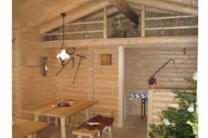 Partyhaus liebevoll dekoriert