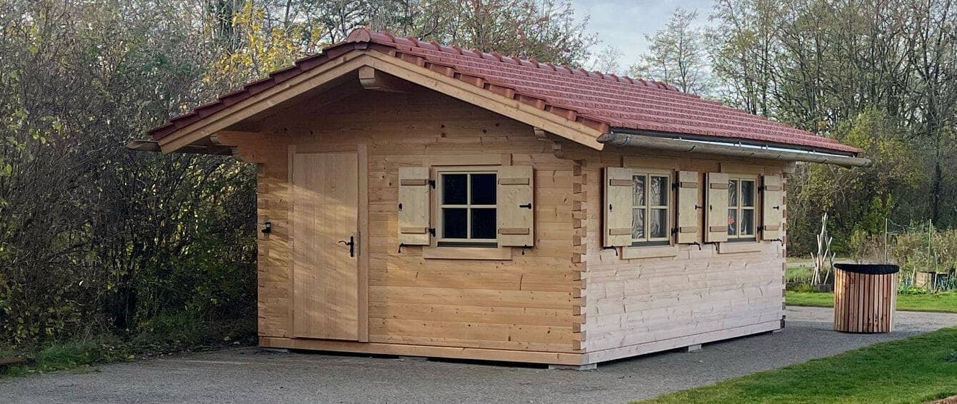 Gerätehaus im Bürgergarten der Landesgartenschau Kirchheim